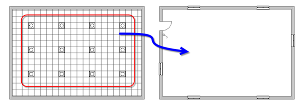 Revit 2018 Lights Visibility Issue In A Plan Cadline Community - How To Make Ceiling Light Fixtures In Revit